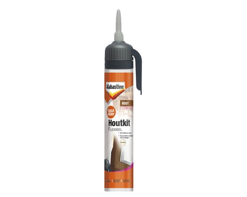 ALABASTINE Quick & Easy houtkit flexibel natuur 300 g Alabastine Houtkit flexibel in een koker