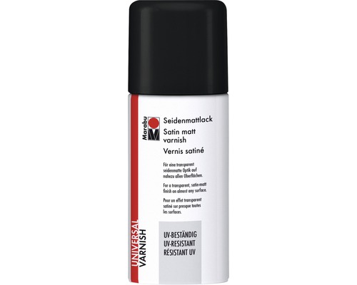 MARABU Zijdeglans lak UV-bestendig 150 ml Marabu zijdematte lak in spuitbus