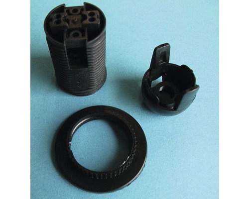 Onderdelen van een plastic lamphouder