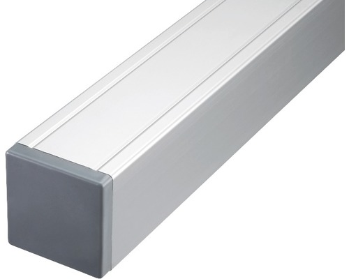 ELEPHANT Paal aluminium met kap 6,8x6,8x186 cm