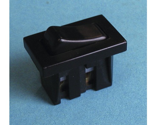 Zwarte tuimelschakelaar voor elektrische toepassingen