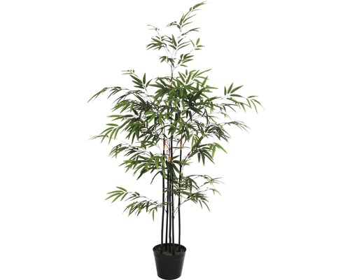 Kunstplant Bamboe in pot, groen hoogte 120cm