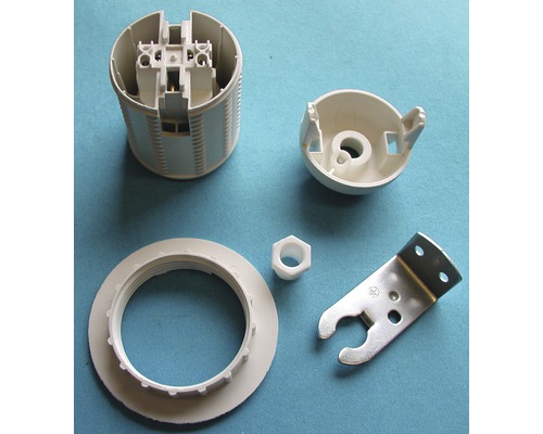 Onderdelen van een lampfitting