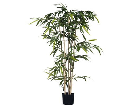 Kunstplant Bamboe in pot, hoogte 150, Ø 75 cm, groen