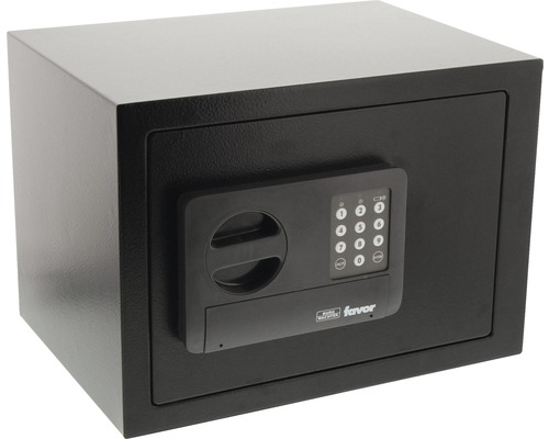 Zwarte kluis met digitaal cijferslot