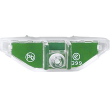 Lamp met loodvrij symbool en E-keurmerk
