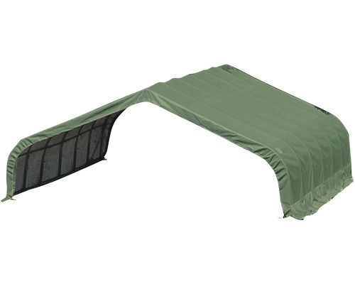 Afdekking van zeildoek als schuilplaats