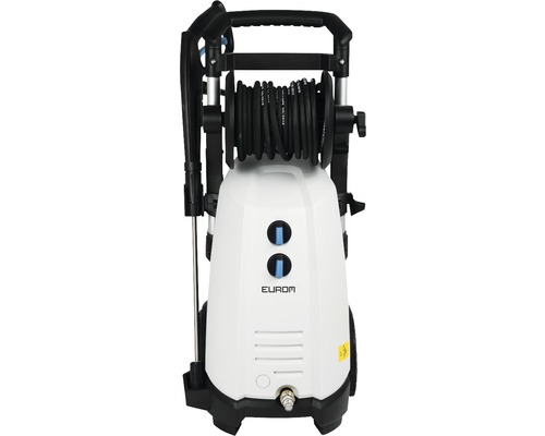 Hogedrukreiniger met haspel voor reinigingswerkzaamheden buitenshuis