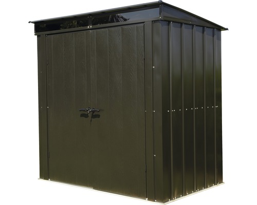 Metalen tuinkast met deur