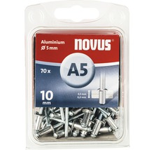NOVUS Popnagel A5 aluminium Ø 5x10 mm, 70 stuks