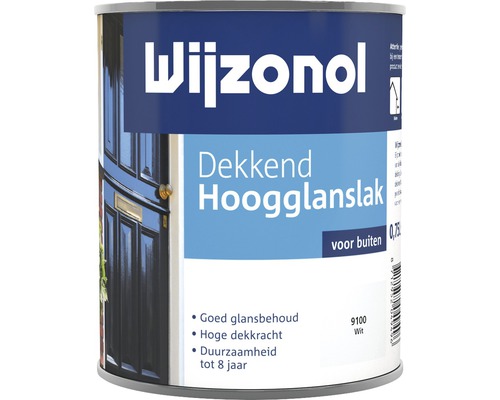 Blik Wijzonol dekkende hoogglanslak voor buiten