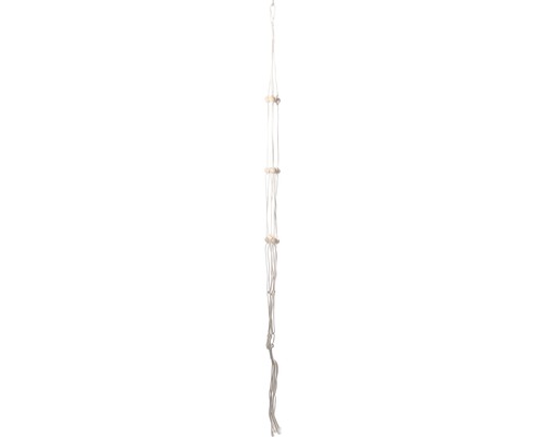 Planthanger macrame Bagdad wit 1-04 L58 cm