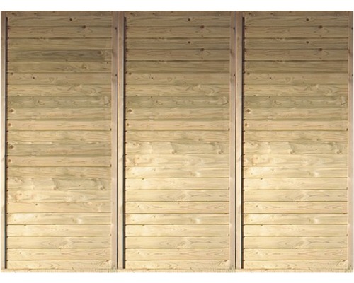 KARIBU Achterwand tbv enkele carport keteldruk geïmpregneerd, 250x200 cm-0