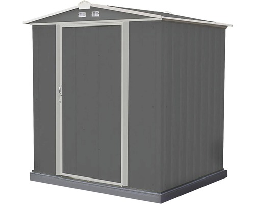 Metalen tuinhuis met deur