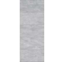 Grijze wandpanelen met betonlook voor binnen