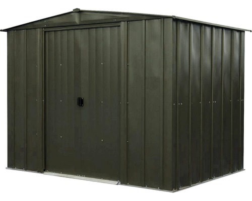 Metalen tuinhuis met dubbele deur