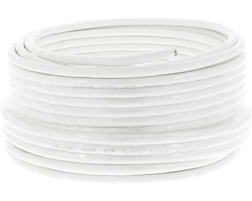 Opgerolde datakabel voor netwerkinstallaties