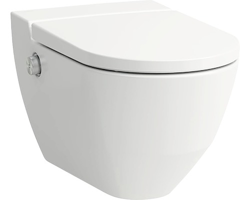 LAUFEN Douche WC rimless glans wit incl. softclose wc-bril met quick-release Wandcloset diepspoel zonder spoelrand