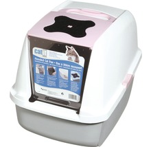 HAGEN Catit kattenbak met dak, rose/grijs-thumb-1 HAGEN Catit kattenbak met dak, rose/grijs-thumb-1