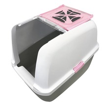 HAGEN Catit kattenbak met dak, rose/grijs-thumb-3 HAGEN Catit kattenbak met dak, rose/grijs-thumb-3