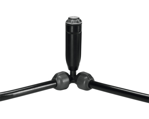 Verzinkbare sproeier met drie mondstuk aansluitingen voor tuin bewatering