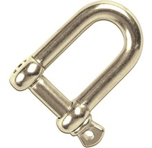 PÖSAMO D-sluiting 6 mm geel verzinkt