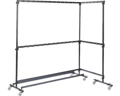 Verrijdbaar zwaar belastbaar kledingrek