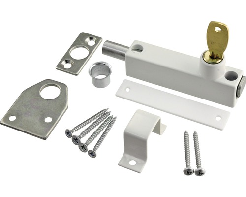 Extra slot voor raam met sleutel en bevestigingsmateriaal