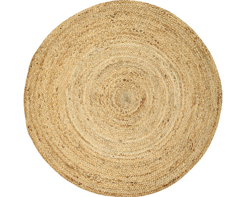 Vloerkleed natuur beige ø 160 cm Vloerkleed natuur beige ø 160 cm