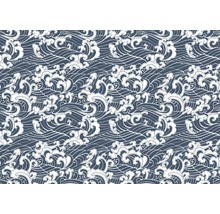 Behang met golfpatroon