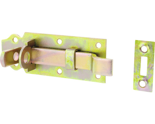 Gele grendel met slotplaat voor deurvergrendeling