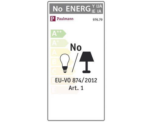 Paulmann Logo Energie-efficiëntieklasse