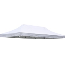 Witte vouwtent met metalen frame