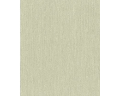 RASCH Vliesbehang Country Charme 536829 effen groen Behang met fijne textielstructuur