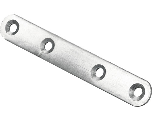 HETTICH Verbindingsplaat recht 100 mm verzinkt, 12 stuks