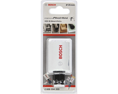 Bosch Progressor gatenzaag voor hout met een diameter van 35 mm in verpakking