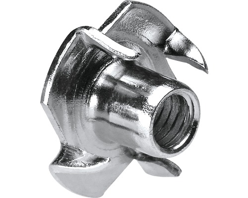HETTICH Inslagmoer M6 verzinkt 8 mm, 50 stuks Metrische inslagmoer van metaal