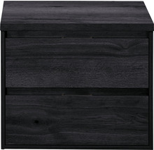 SANOX Badkamermeubelset Porto met wastafelblad 58x70,2x50 cm black oak
