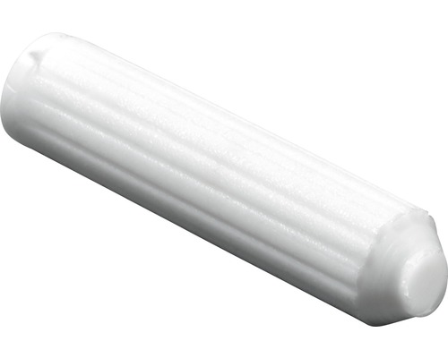 HETTICH Deuvel kunststof 8x30 mm wit, 50 stuks Plastic plug