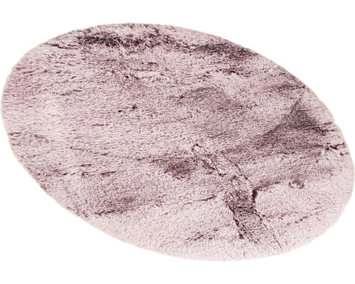Ovaal tapijt met hoogpolig oppervlak