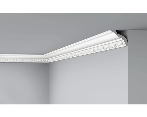 DECOFLAIR Sierlijst plafond E10 7,5x7,5x200 cm Stucwerklijst aan plafond en muur