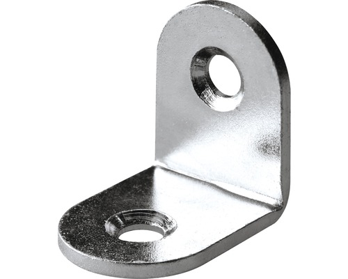 HETTICH Stoelhoek 20x20x15 mm verzinkt, 50 stuks Metalen hoek met twee bevestigingsgaten