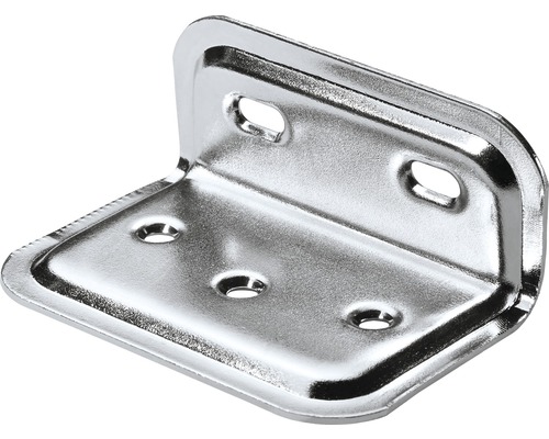 HETTICH Hoekverbinder verstelbaar 40x25x70 mm verzinkt, 10 stuks Hoekverbinder van metaal met bevestigingsgaten
