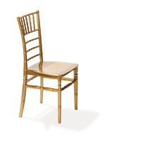 Goudkleurige Chiavari stoel van hout