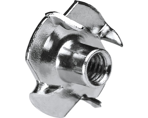 HETTICH Inslagmoet M4 verzinkt 6 mm, 100 stuks Klampmoer