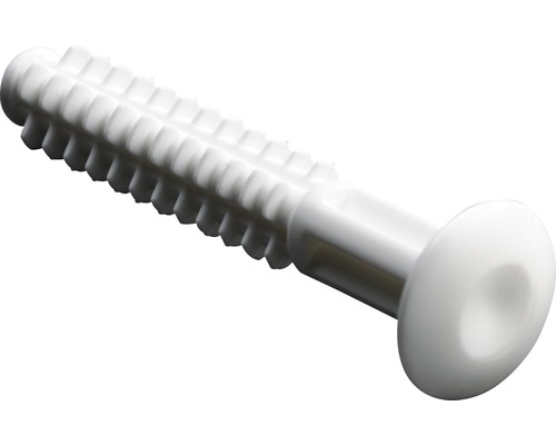 HETTICH Deuvel kunststof 6,9x39 mm wit, 50 stuks Kunststof plug