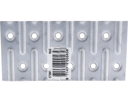 Metalen verbindingsplaat met gaten