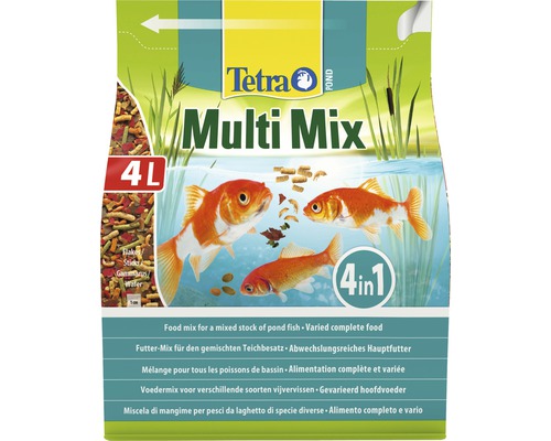 Tetra Pond Multi Mix vijvervoer in een verpakking van 4 liter