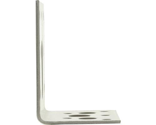 Hoekverbinder van metaal met gaten