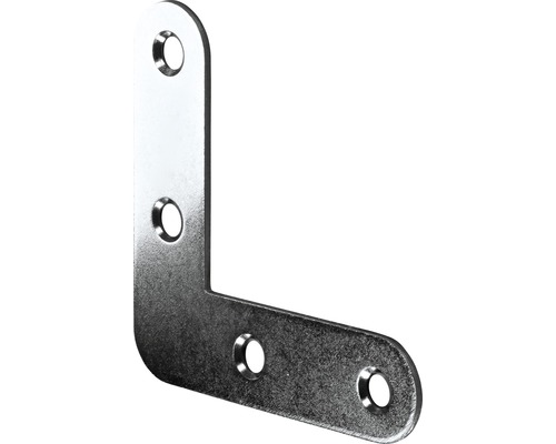 HETTICH Hoekverbinder plat 60x60x16 mm verzinkt, 30 stuks Hoekverbinder met drie gaten voor houtverbinding